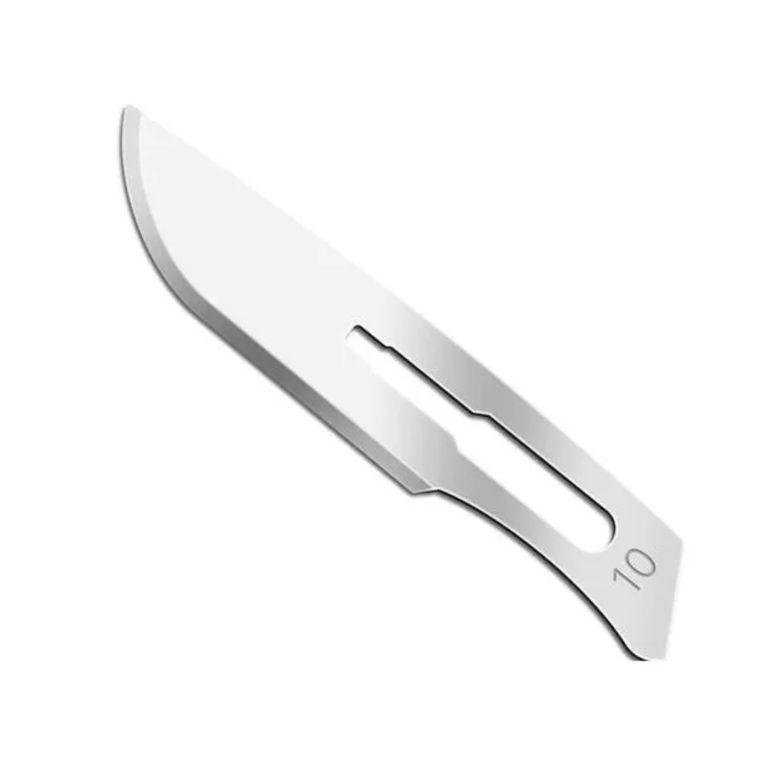 Hoja Para Bisturí Navajas De Corte No. 10 Caja Con 100 Pzas